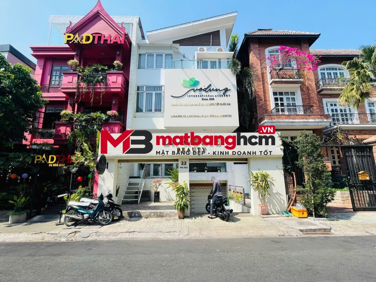 Cho thuê nhà mặt tiền 22 Hoa Đào, Phường 2, Phú Nhuận