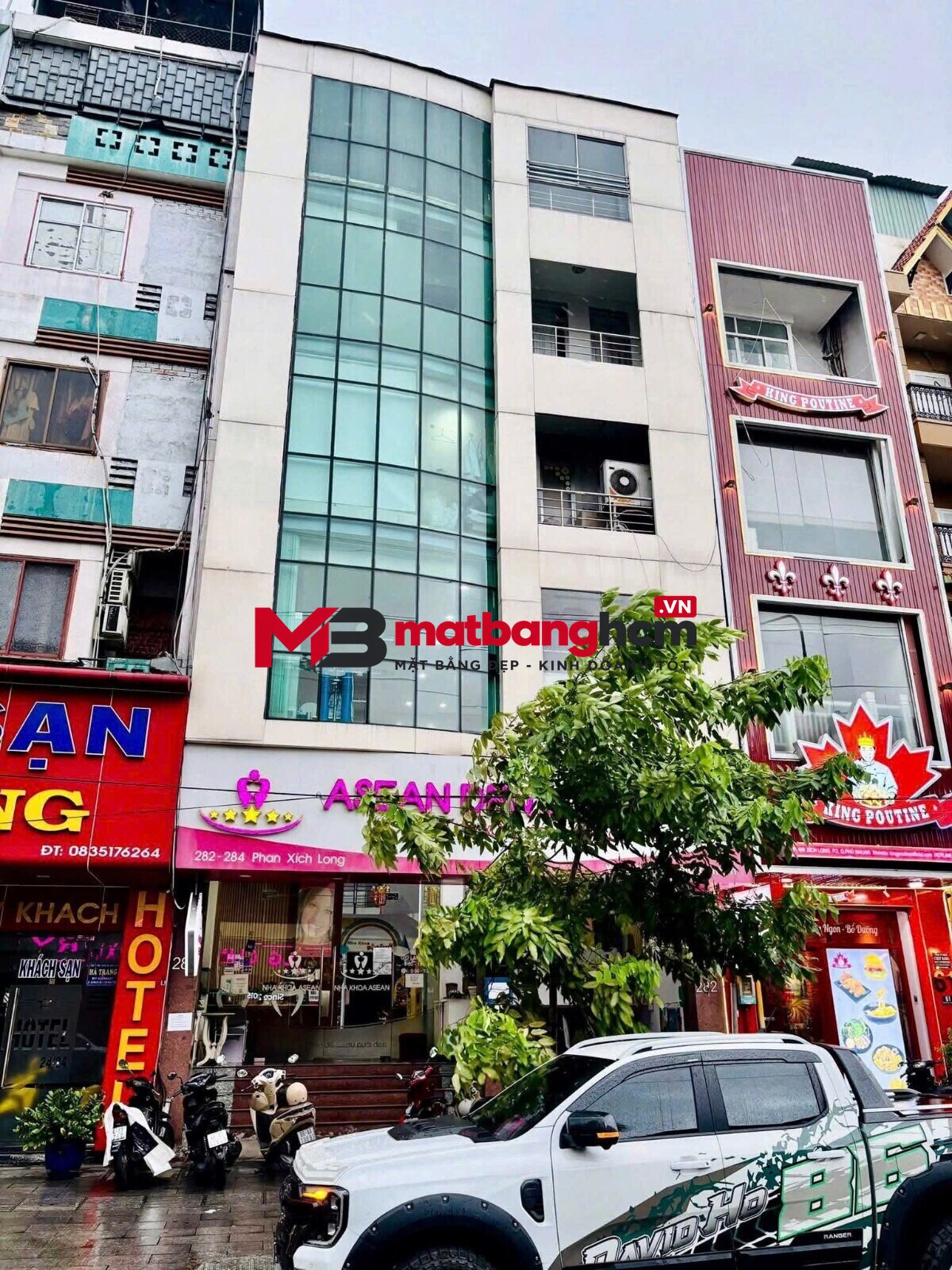 Cho thuê nhà mặt tiền 282-284 Phan Xích Long