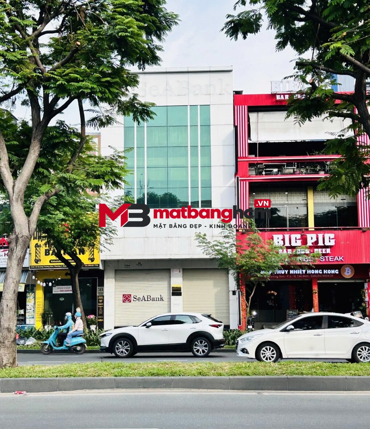 Cho thuê nhà mặt tiền đường Trường Sơn, Tân Bình