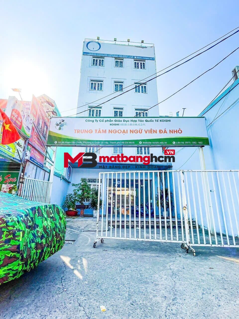 Cho thuê tòa nhà 98 Phạm Văn Chiêu quận Gò Vấp