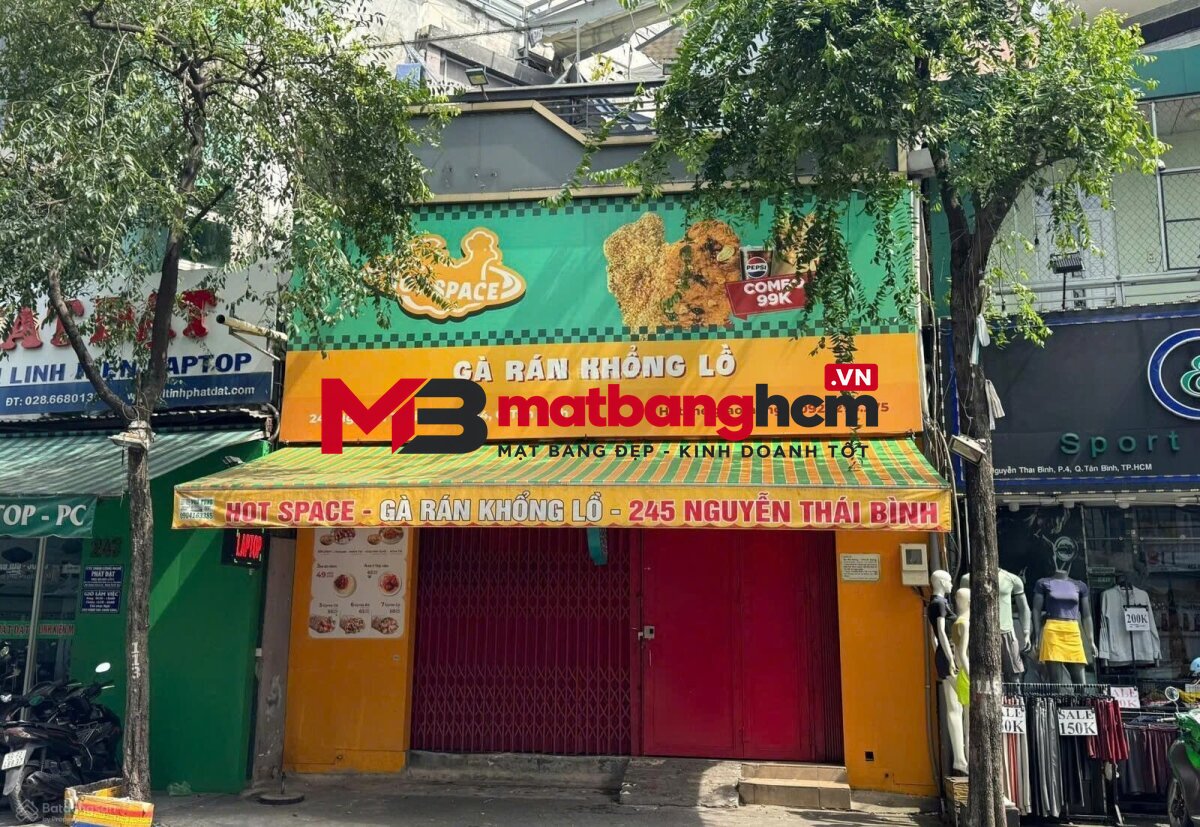 Mặt bằng 245 Nguyễn Thái Bình, Tân Bình