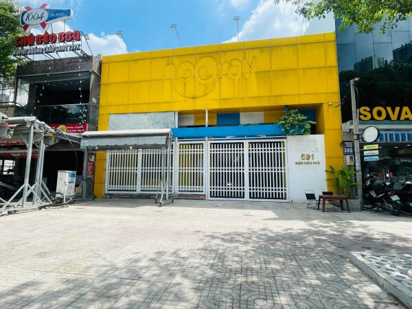Cho Thuê Nhà Mặt Tiền: 591 Điện Biên Phủ, Phường 25, Quận Bình Thạnh, TPHCM.